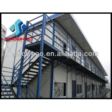 colored steel two layer prefab houses